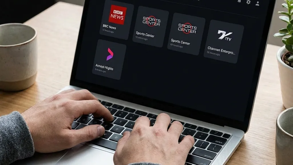 IPTV service interface