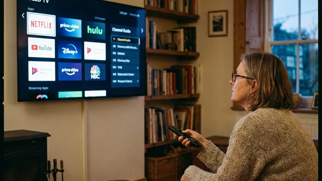 Remote control for IPTV navigation